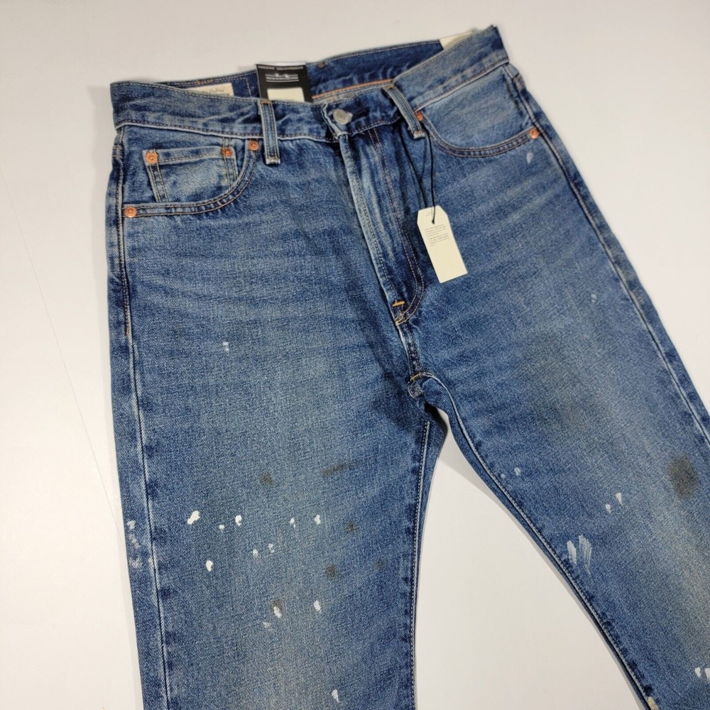 Levi's Lot 551z Men's Denim Blue Jeans AUTHENTIC STRAIGHT FIT Size 30x34‎ - Picture 4 of 16